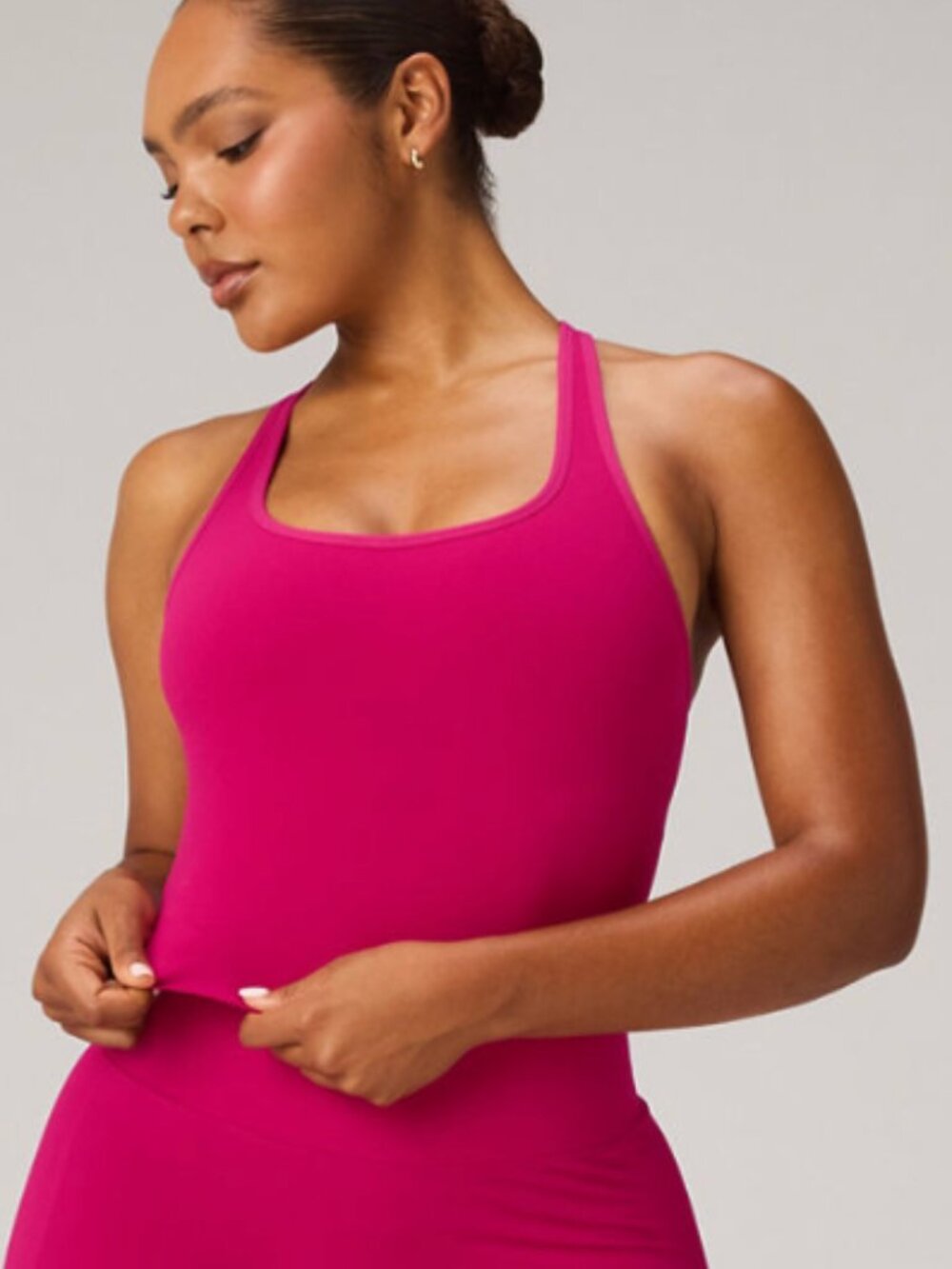 Seamless Cropped Built-In Bra Tank & Legging Set | Fabletics